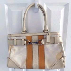 Coach Hamptons leather handbag